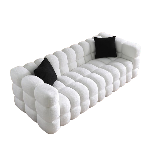 Sofa Lexa hikari living terciopelo moderno