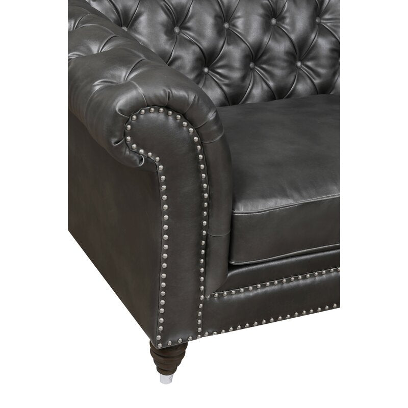 Sofa Chester Rock hikari living cuero natural 