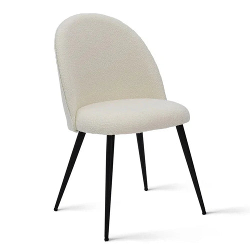 Conjunto de comedor Kimiko de Hanabi Living con mesa doble y sillas, diseño moderno en madera clara para comedor elegante.