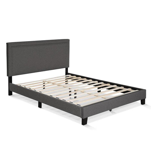 Cama Reona de Hanabi Living en habitación moderna, con estructura de madera y colchón cómodo, estilo elegante y funcional.