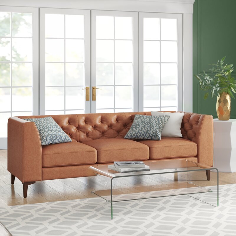 Sofa Gong hikari living cuero moderno
