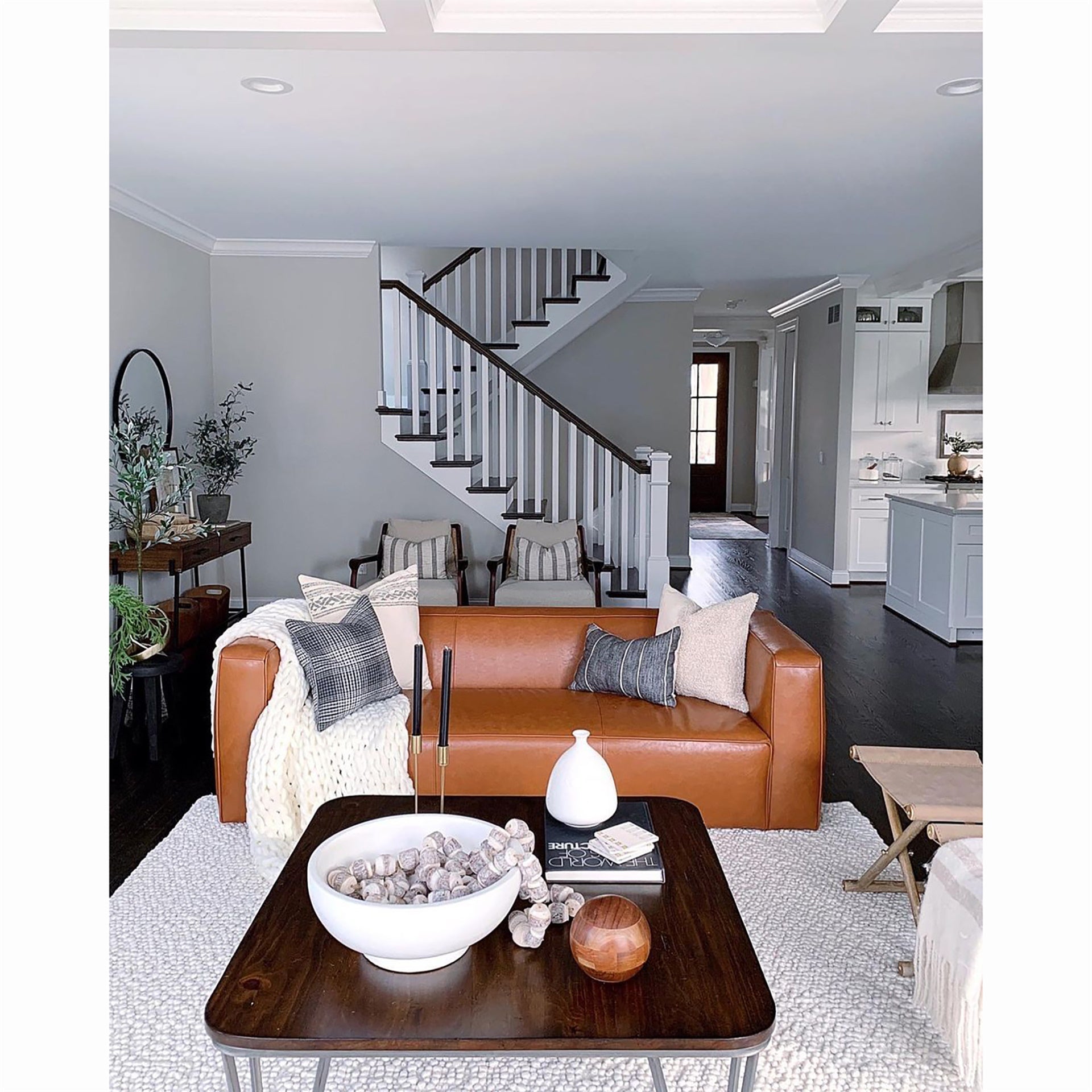 Sofa Rini hikari living cuero natural cuero vegano