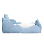 Cama infantil SENKU de Hanabi Living, en color blanco, con diseño moderno y estructura resistente para niños pequeños.
