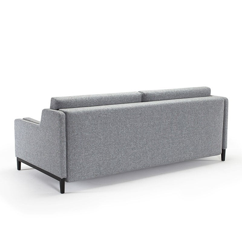 Sofá cama gris Kanna de Hanabi Living, con diseño moderno y cómodo, perfecto para espacios pequeños.
