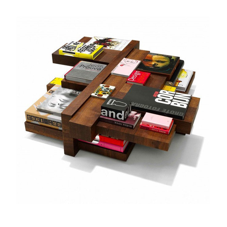 Mesa de centro Keshiki de Hanabi Living, diseño moderno y elegante, superficie de madera y estructura resistente.